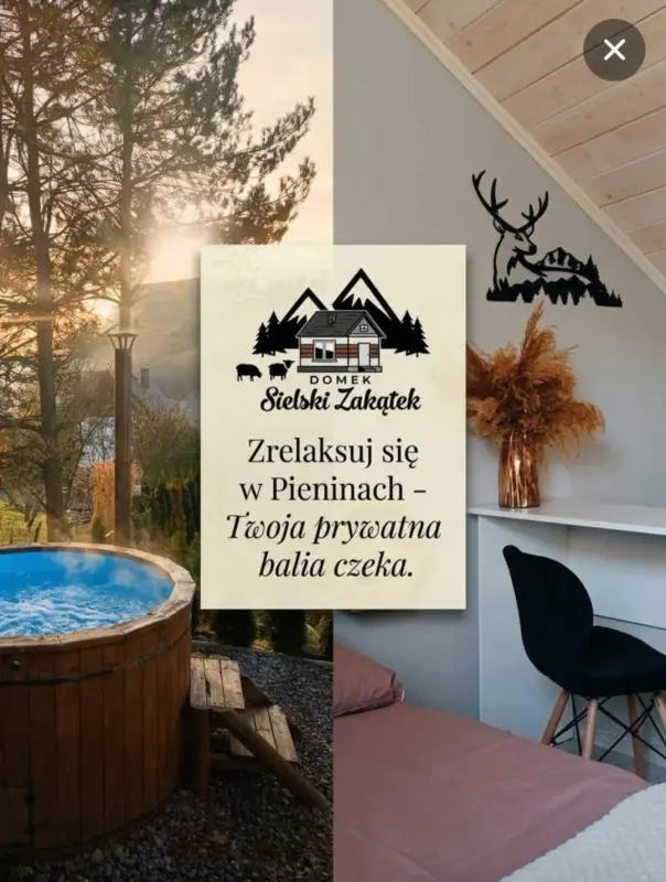 Domek Sielski Zakątek z balią