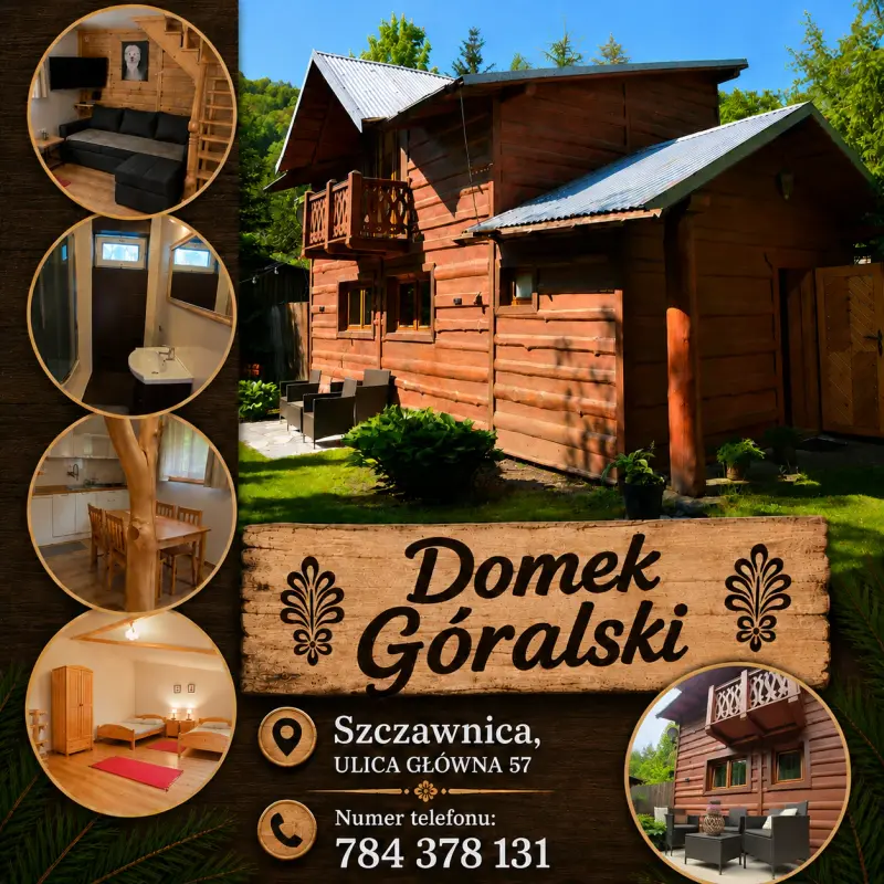 Domek Góralski w centrum Szczawnicy