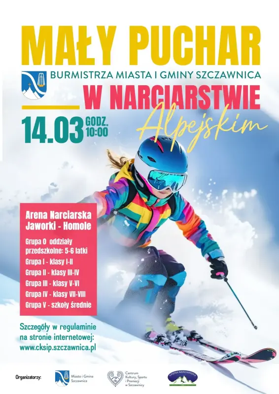 MAŁY PUCHAR BURMISTRZA MIASTA I GMINY SZCZAWNICA W NARCIARSTWIE ALPEJSKIM
