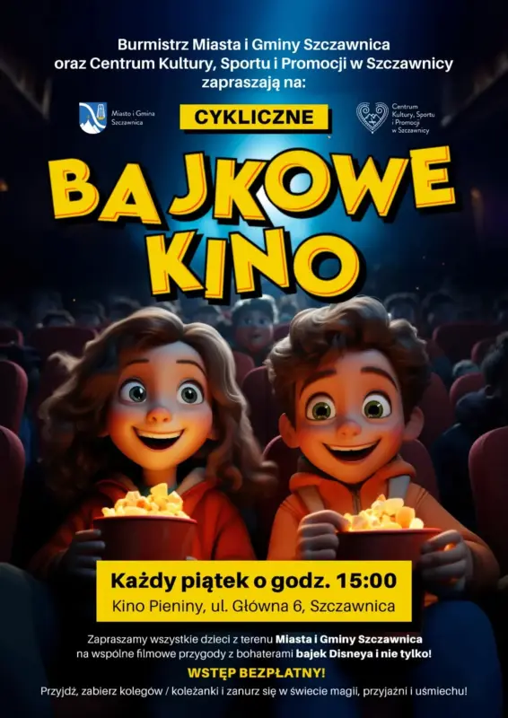 CYKLICZNE BAJKOWE KINO – seanse pełne kolorów i emocji