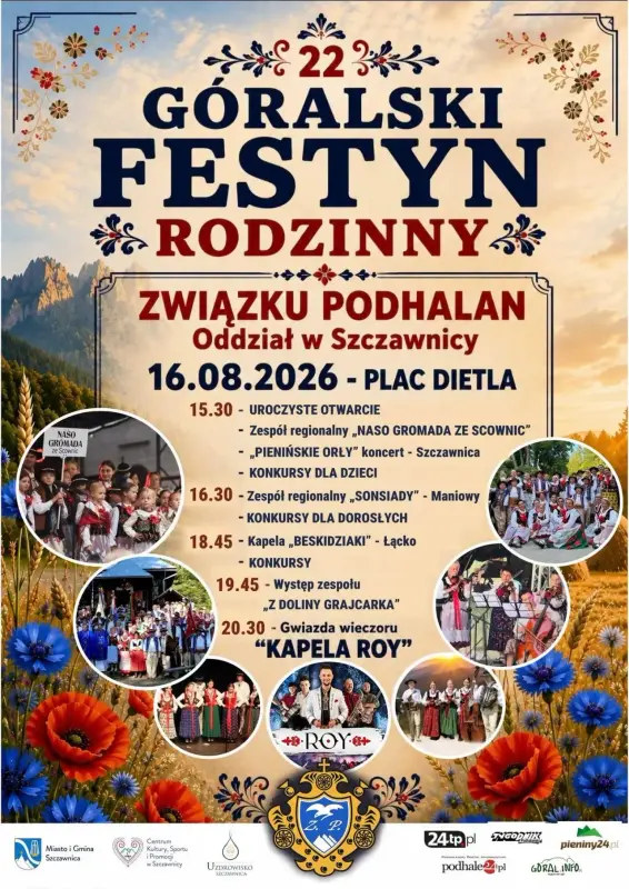 XXII GÓRALSKI FESTYN RODZINNY W SZCZAWNICY